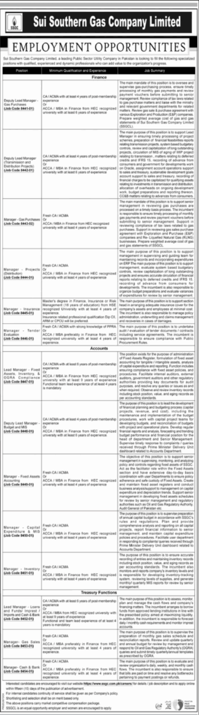 SSGC Sui Southern Gas Company Limited Latest Jobs in Pakistan June 2025 1 Sui Southern Gas Company Limited SSGC Jobs in Pakistan June Latest 06 18 2025 01 02 PM